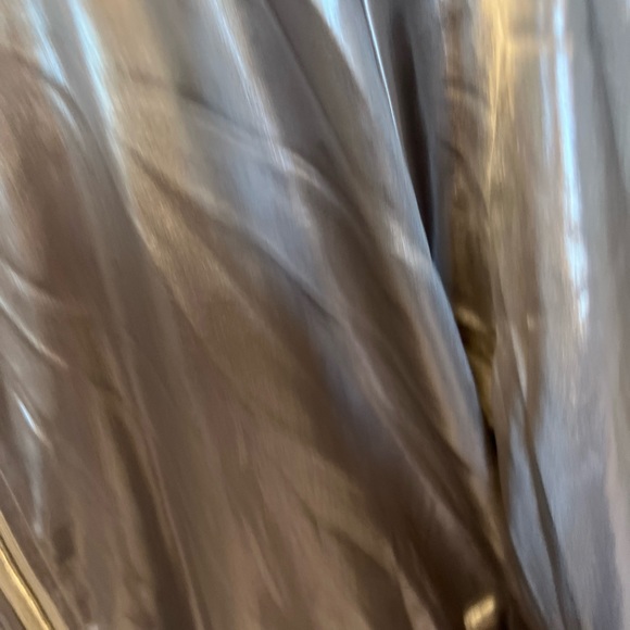 Vintage Juicy Couture Metallic Silver Bomber Jacket Size XL EUC - Picture 5 of 10